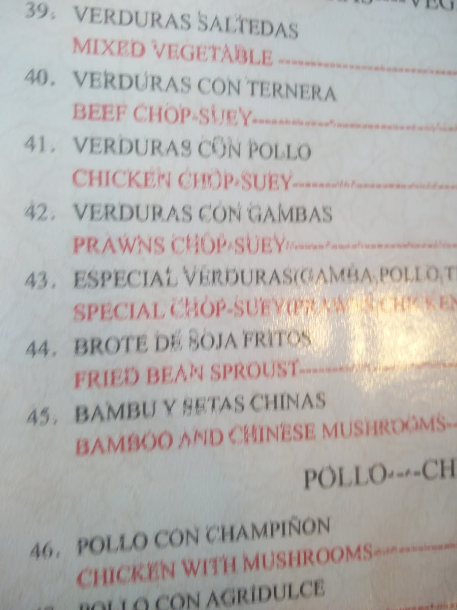 Restaurante Chino Casa De Oro Menu - Image 2